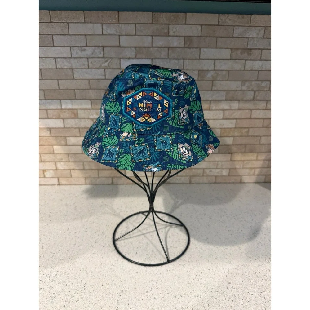 Disney Animal Kingdom Youth Bucket Hat Safari Mickey Mouse Donald Duck‎